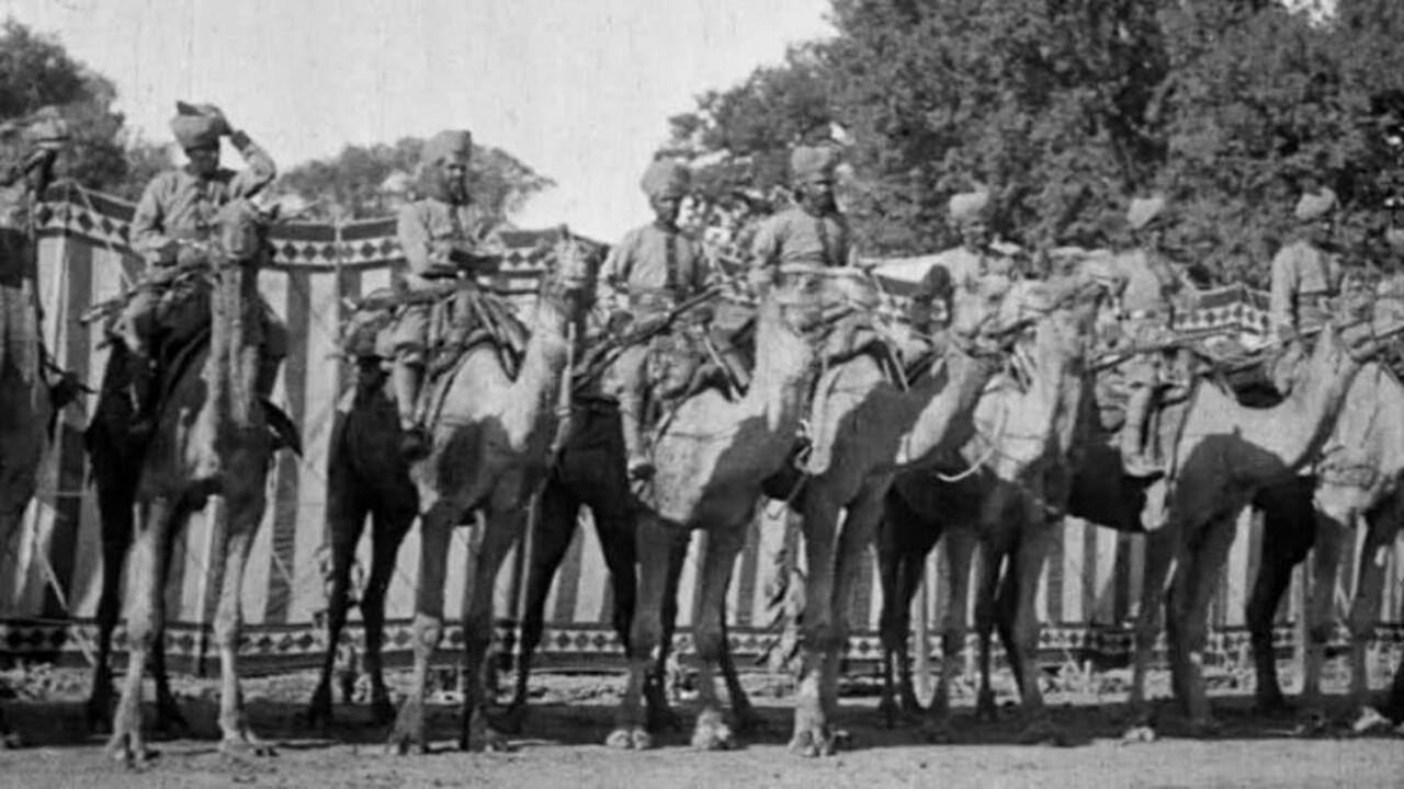 Indian Scene of Procession 1903 movie scene