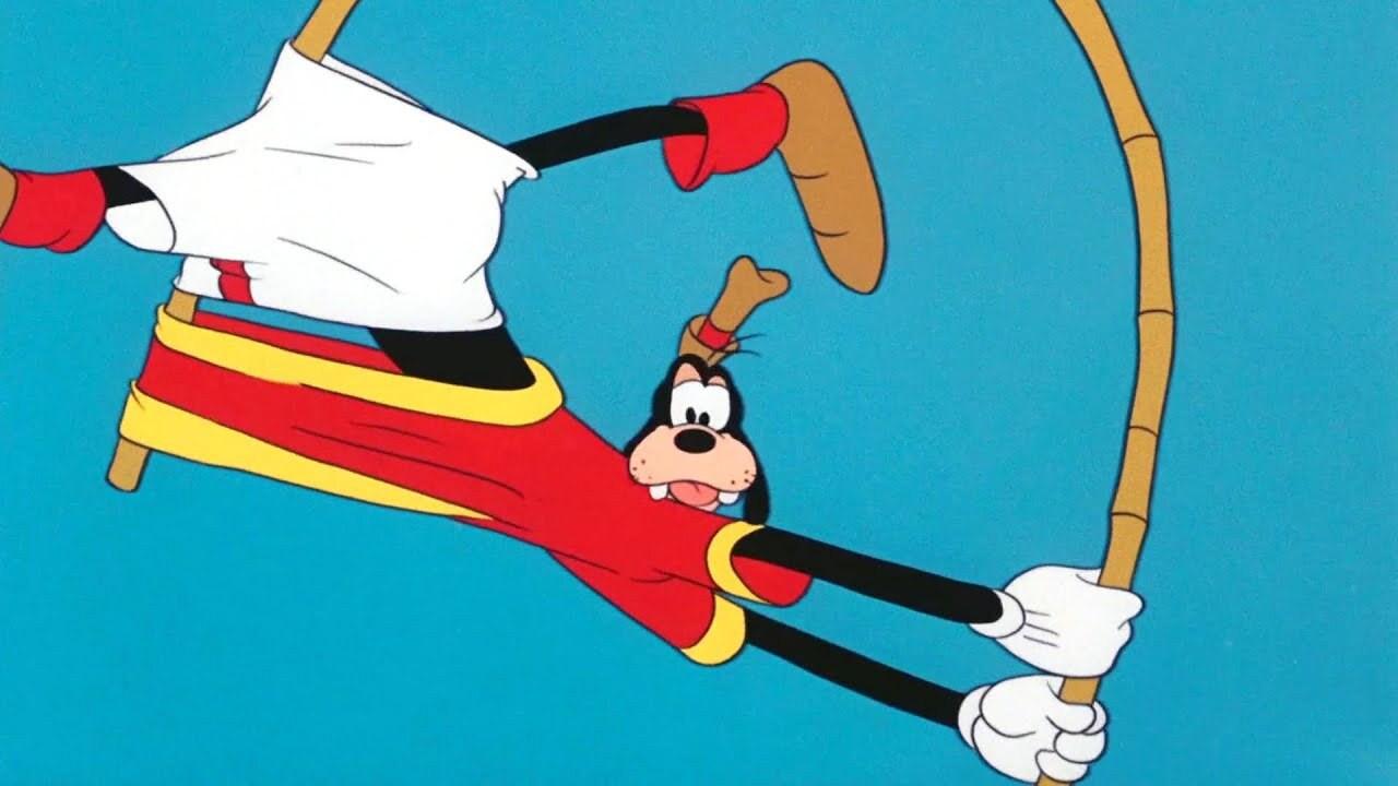 Goofy at the Olympic Games 1992 movie scene