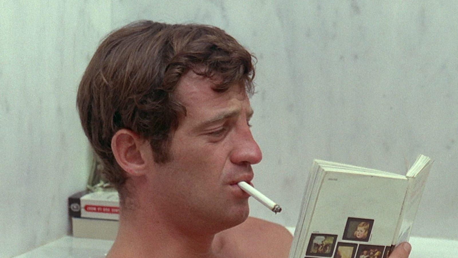 Pierrot le Fou 1965 movie scene