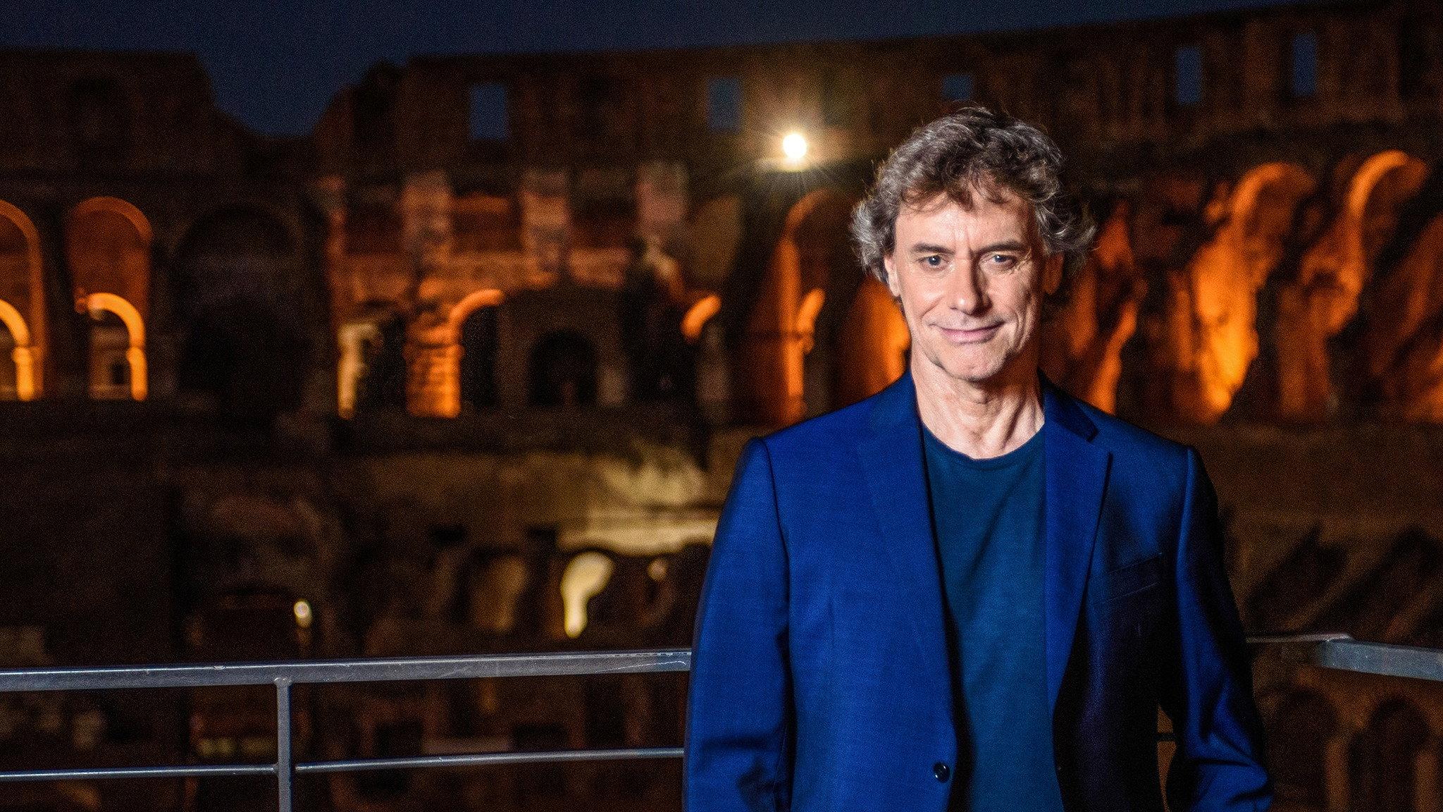 Alberto Angela tells Julius Caesar 2026 movie scene