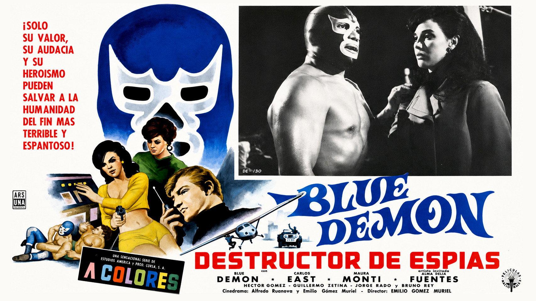 Blue Demon: Destructor of Spies 1968 movie scene