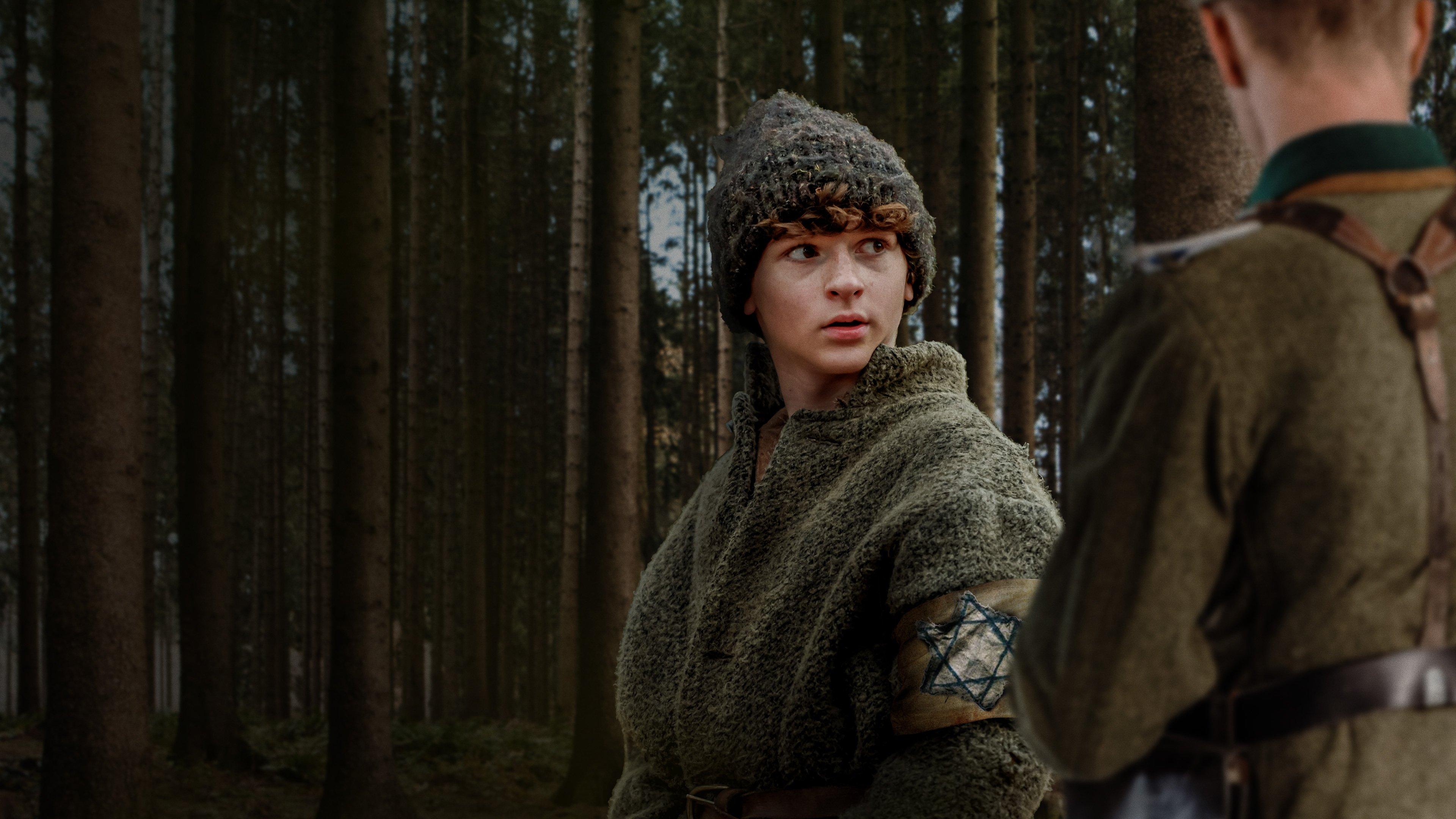 The Boy in the Woods 2023 movie scene