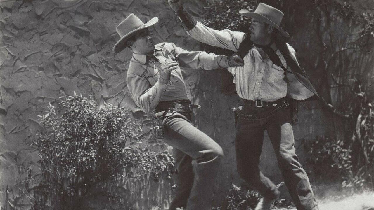 The Masked Rider 1941 movie scene