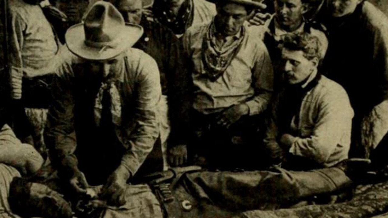 Broncho Billy for Sheriff 1912 movie scene