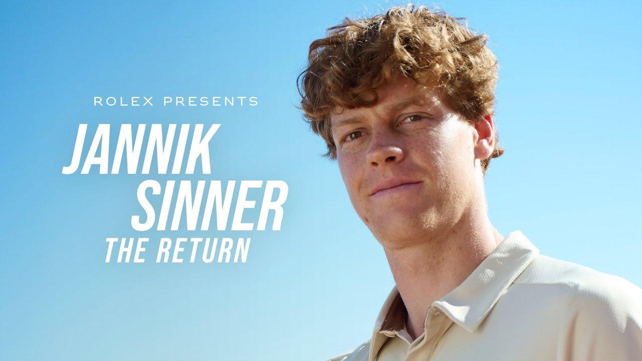 Jannik Sinner: The Return 2025 movie scene