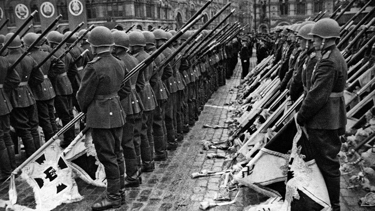 Victory Parade 1945 movie scene