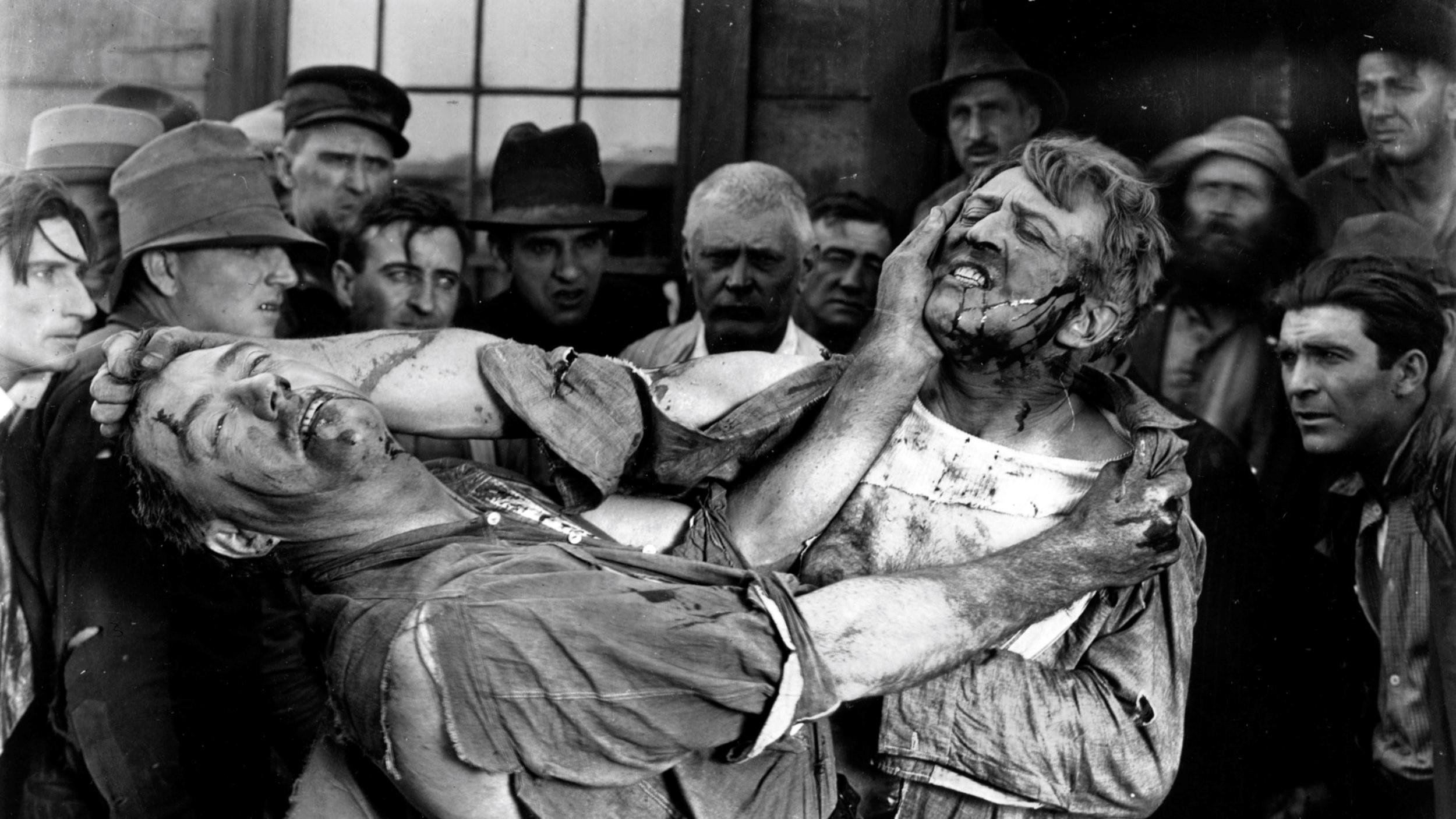Behind the Door 1919 movie scene