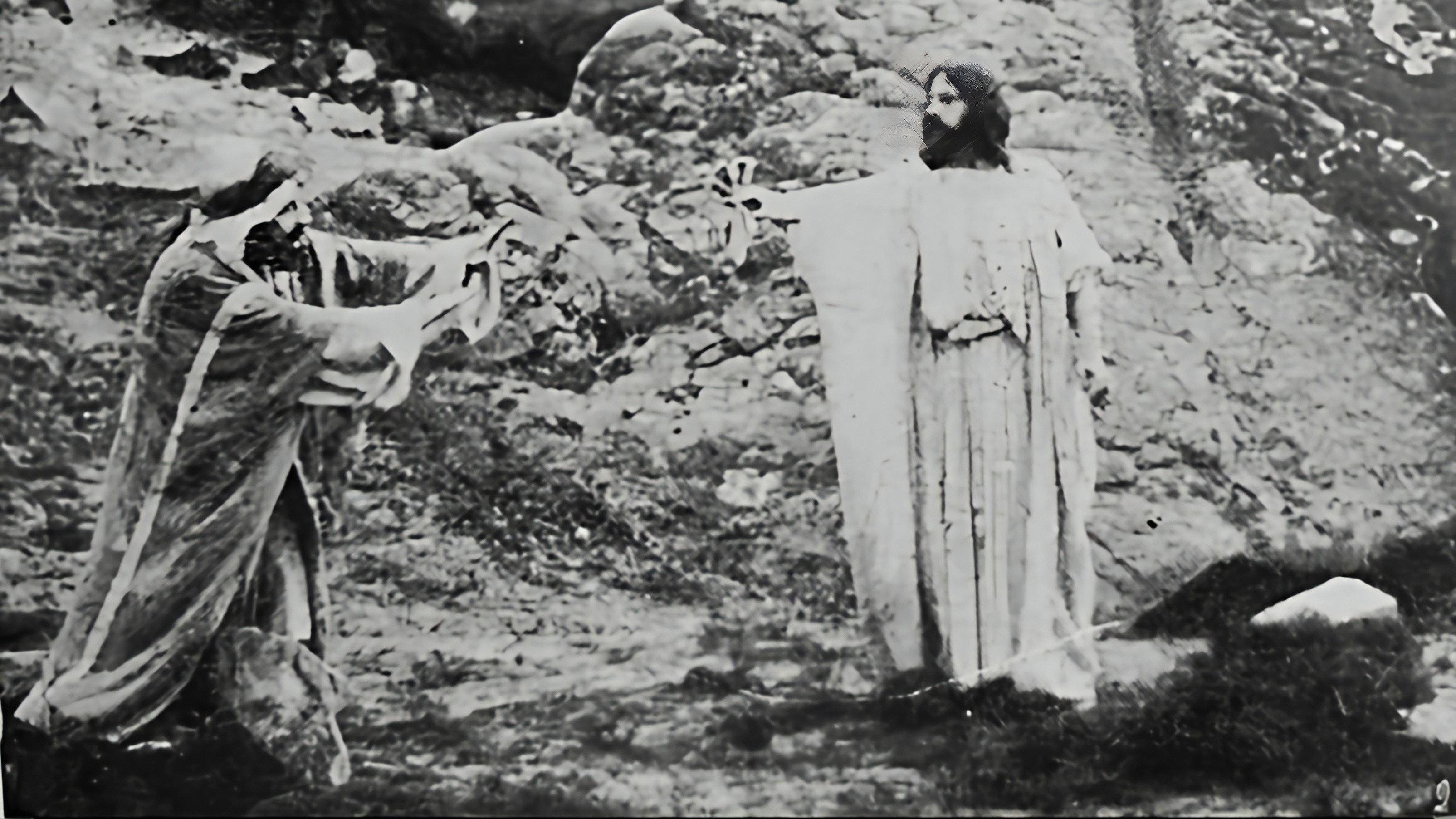 The Kiss of Judas 1908 movie scene