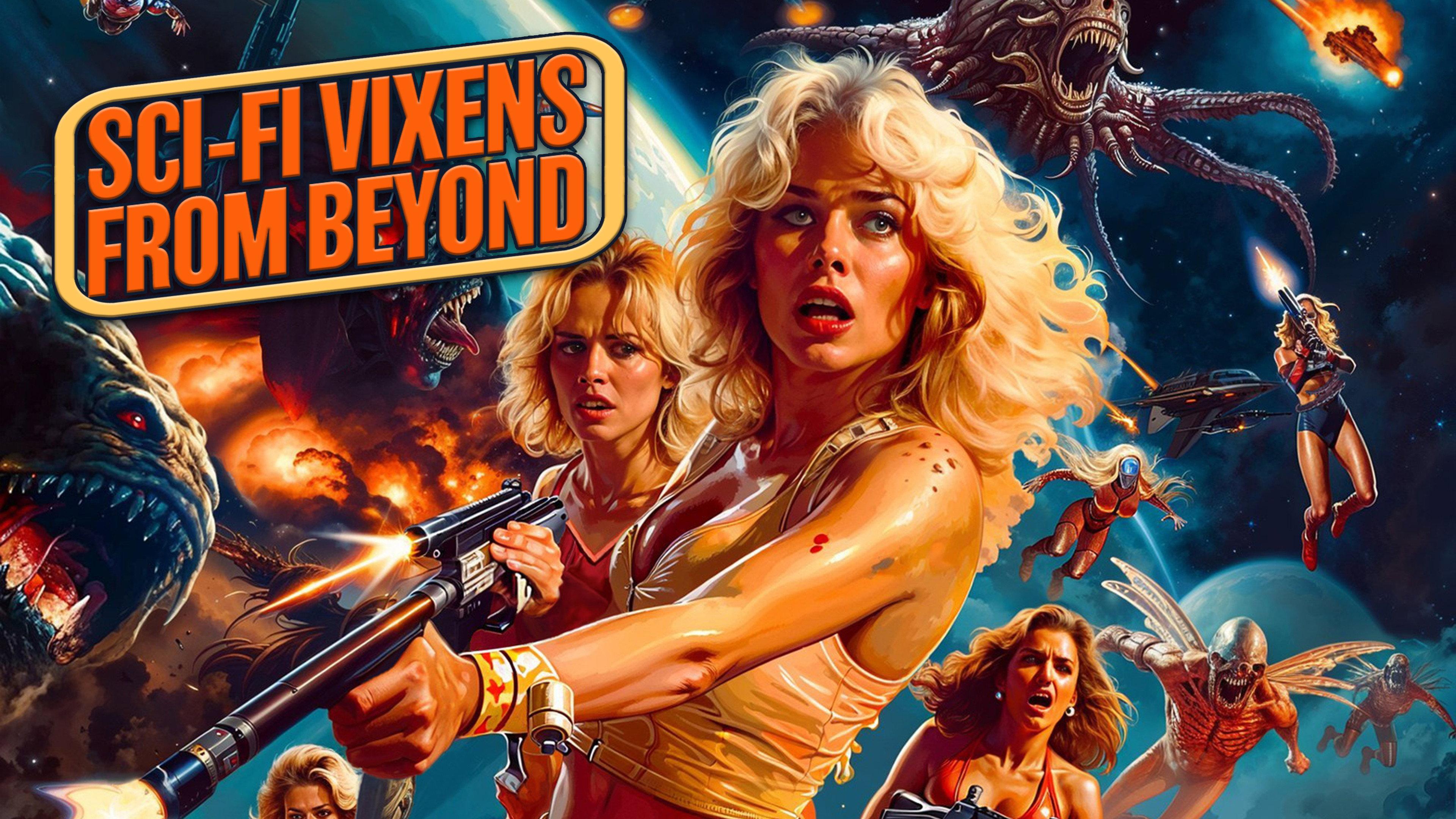 Sci-Fi Vixens from Beyond 2024 movie scene