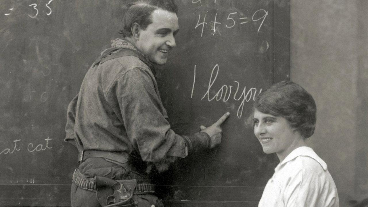 The Virginian 1914 movie scene