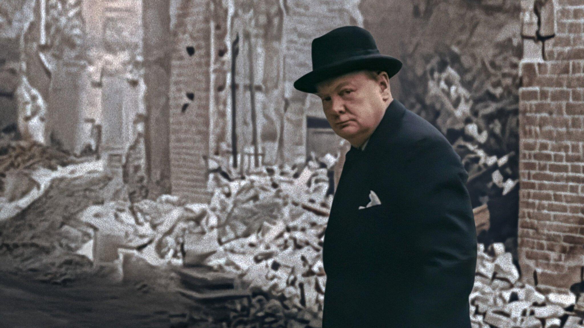 Britain and the Blitz 2025 movie scene