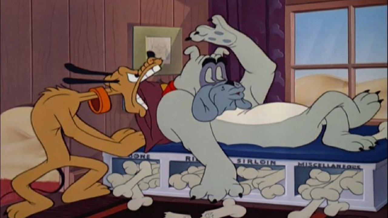 Pluto's Housewarming 1947 movie scene