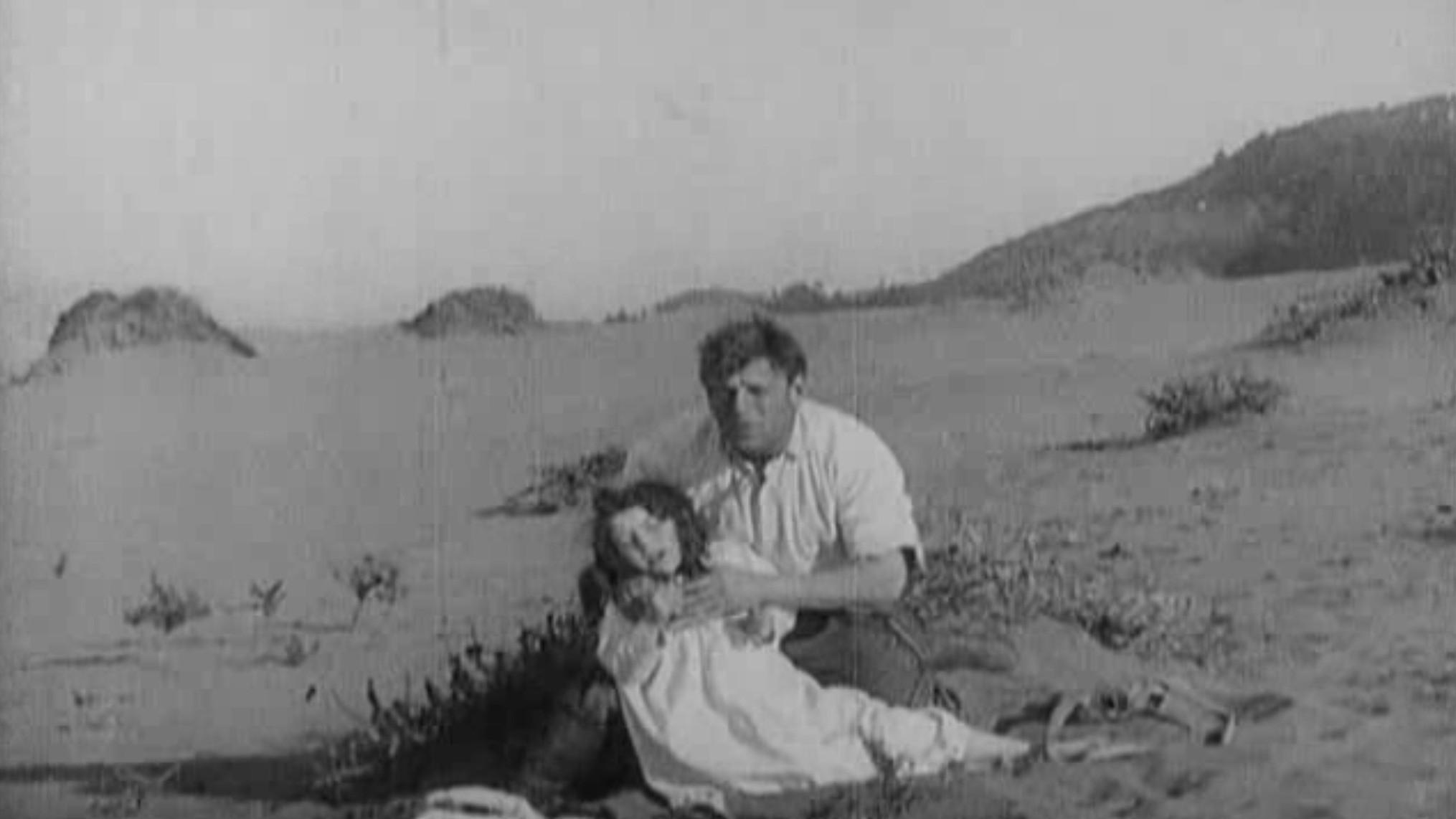 The Outlaw and the Child 1911 movie scene