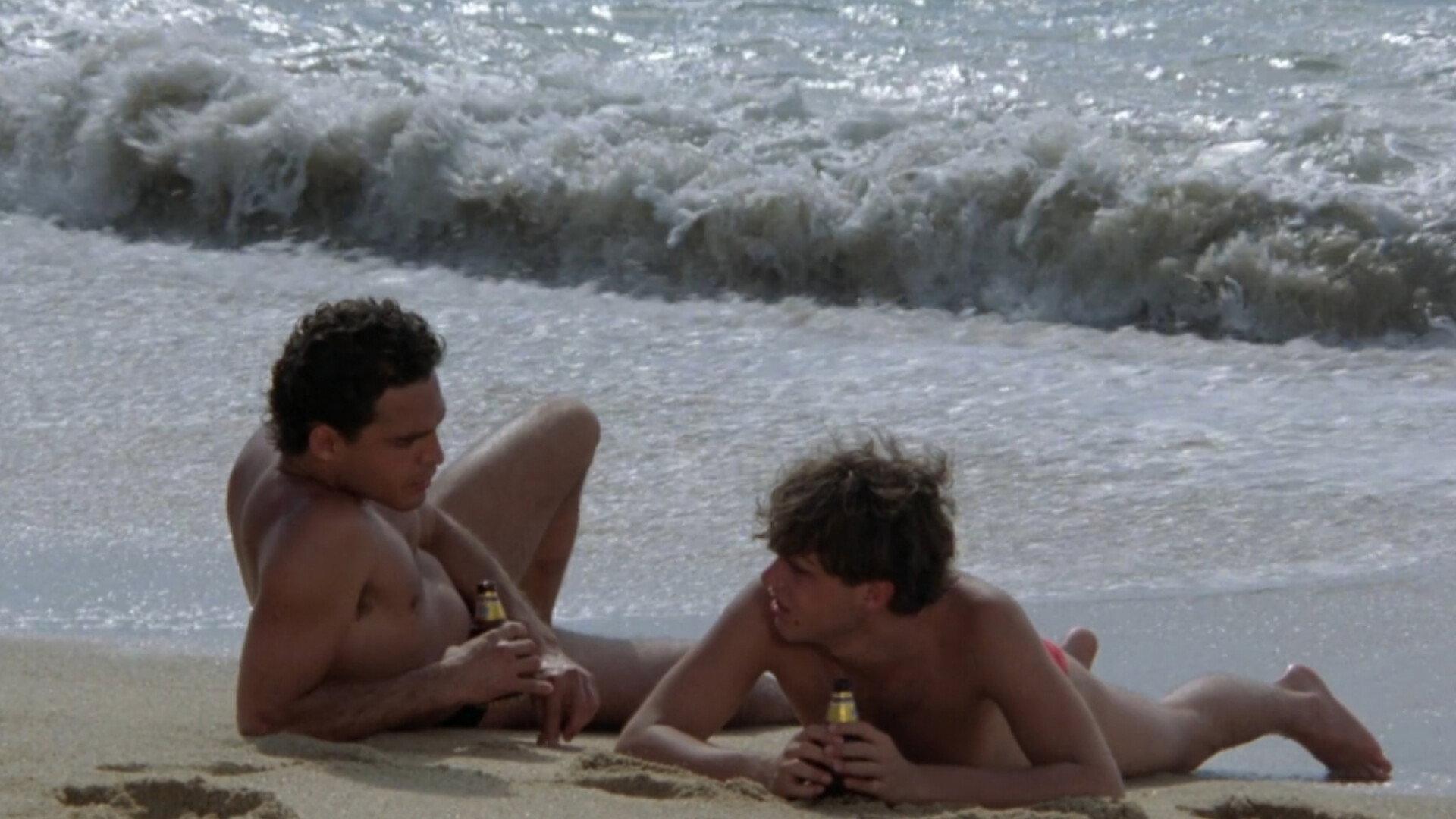 Death on the Beach 1991 movie scene