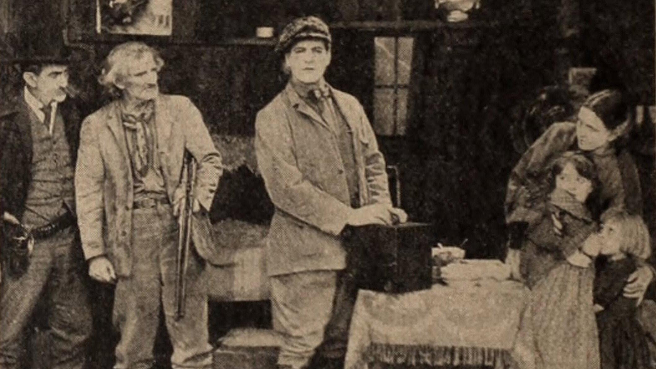 The Flashlight 1917 movie scene