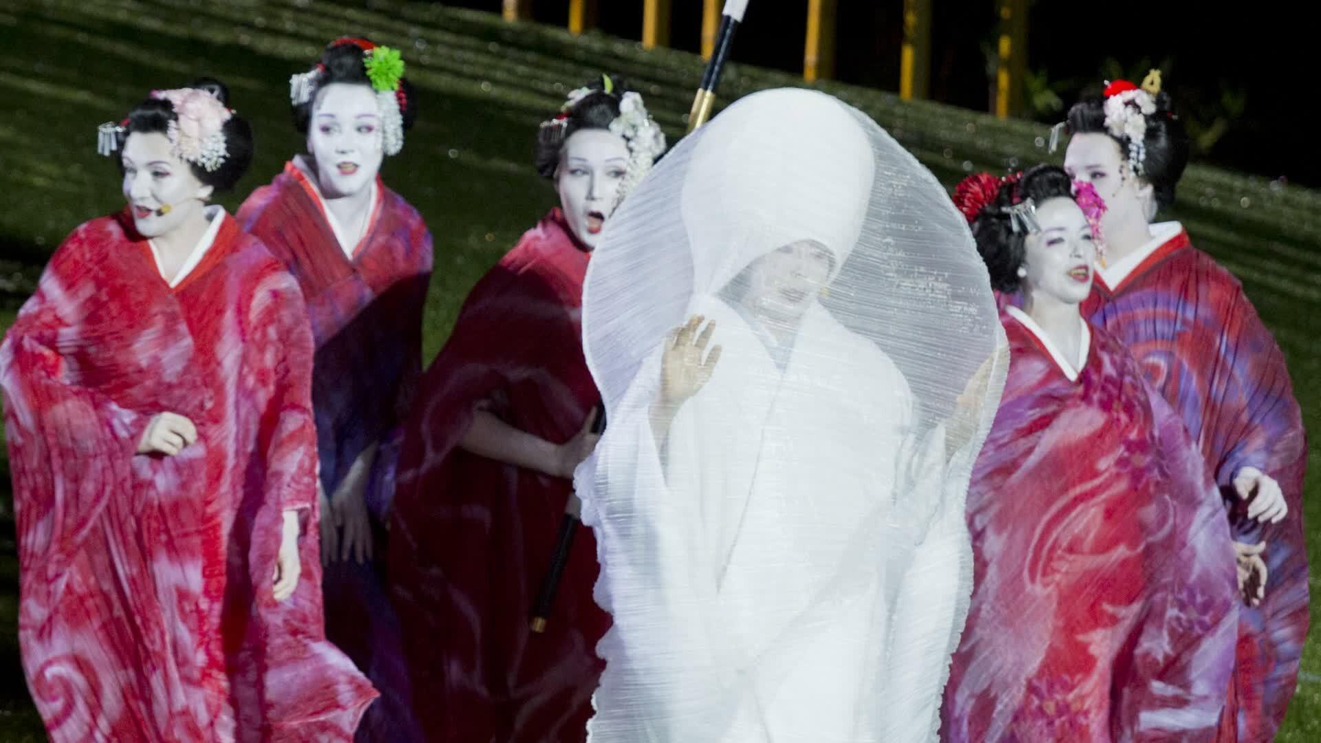 Madama Butterfly on Sydney Harbour 2014 movie scene