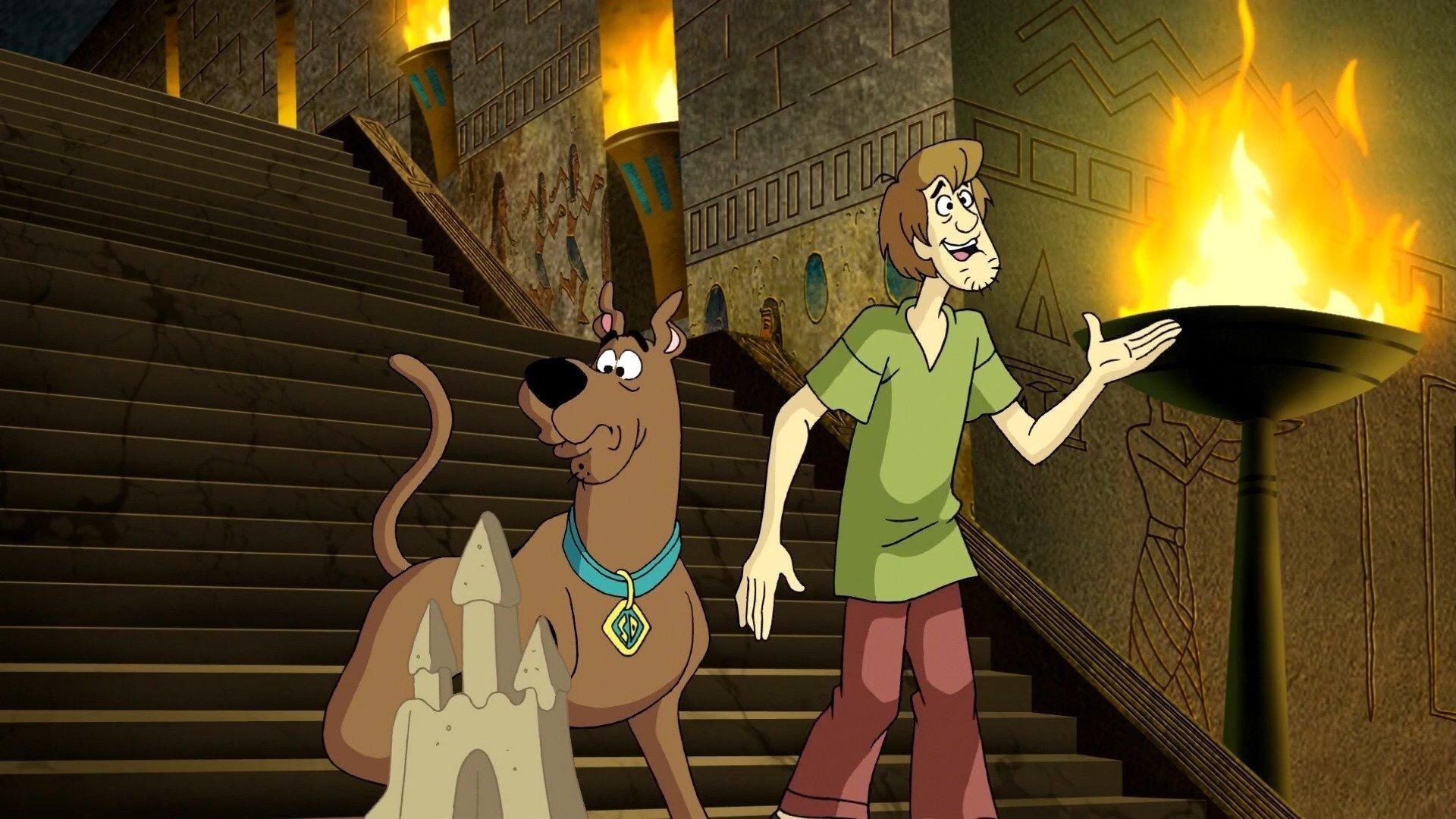 Scooby-Doo! in Where's My Mummy? 2005 movie scene