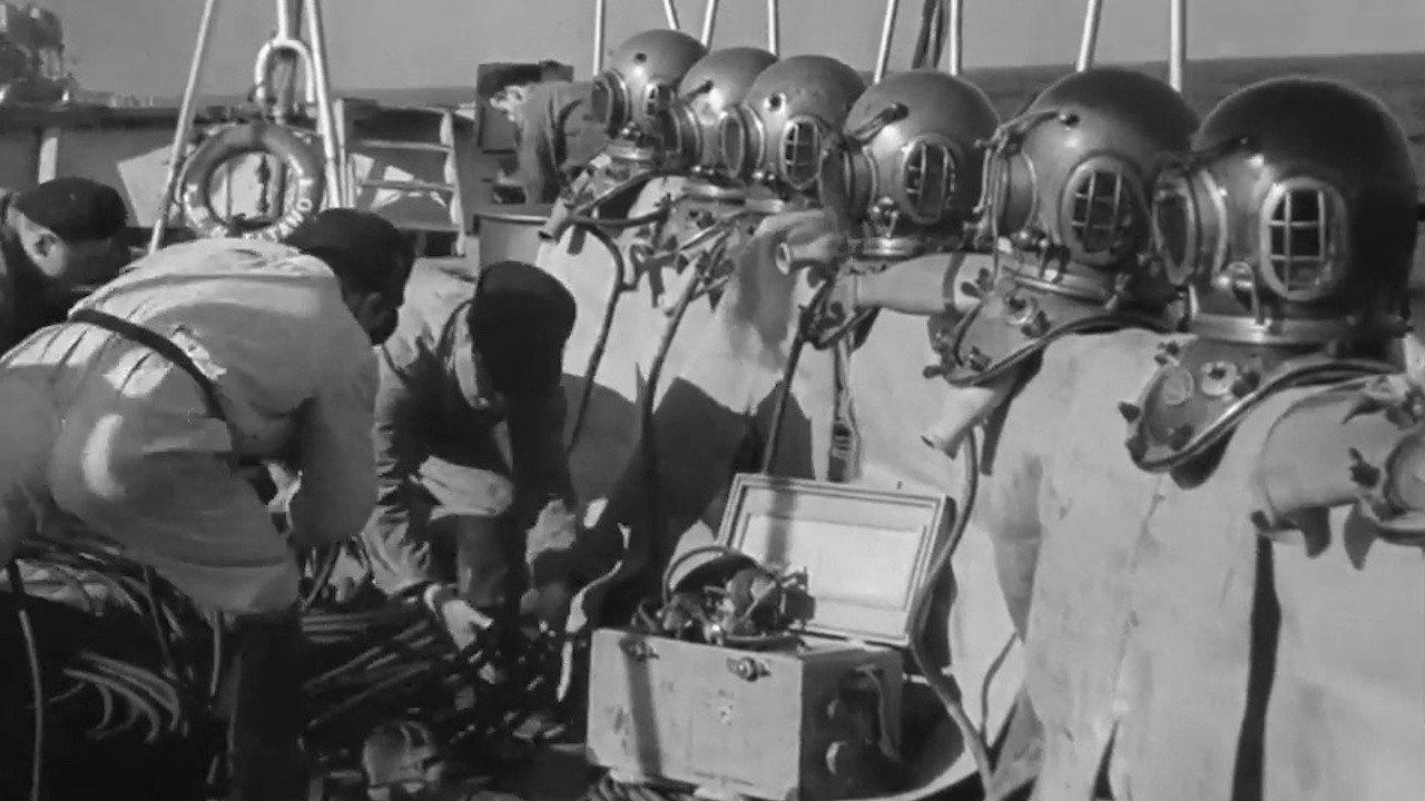 Men in the Deep 1941 movie scene