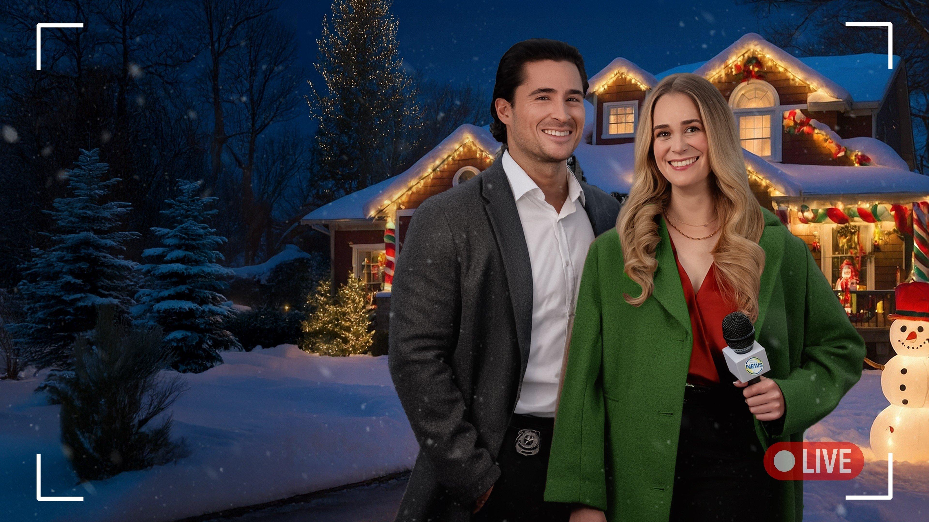 Merry Mystery Christmas 2023 movie scene