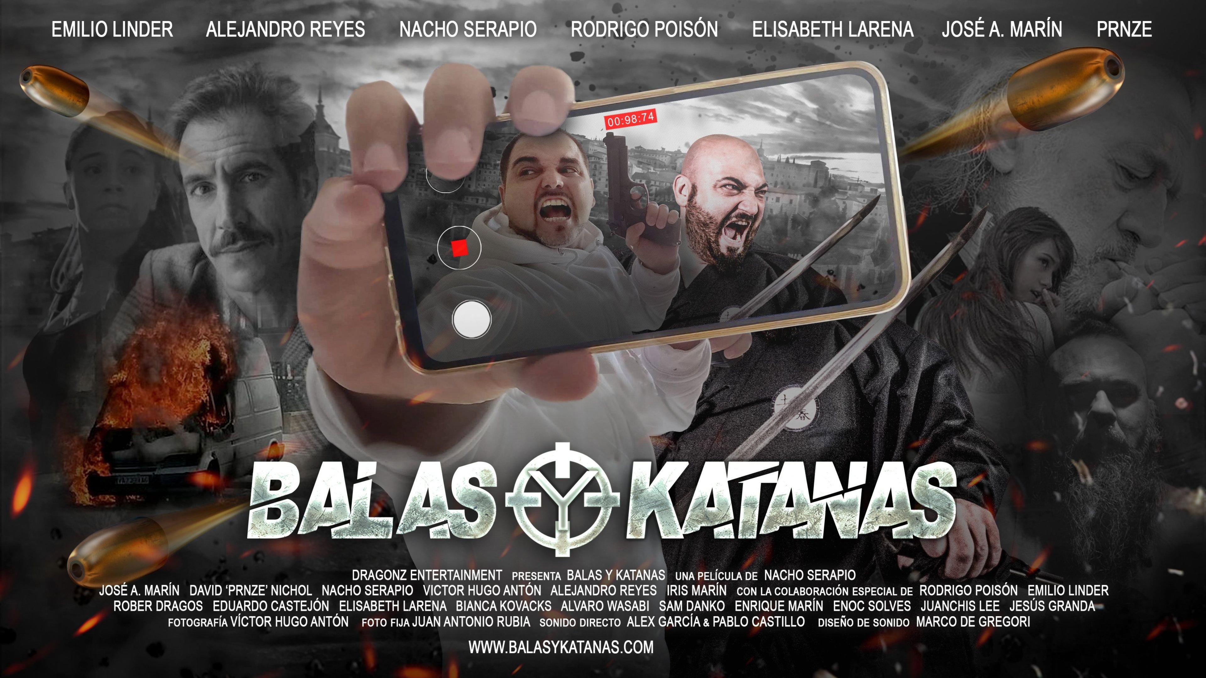 Bullets and Katanas 2023 movie scene