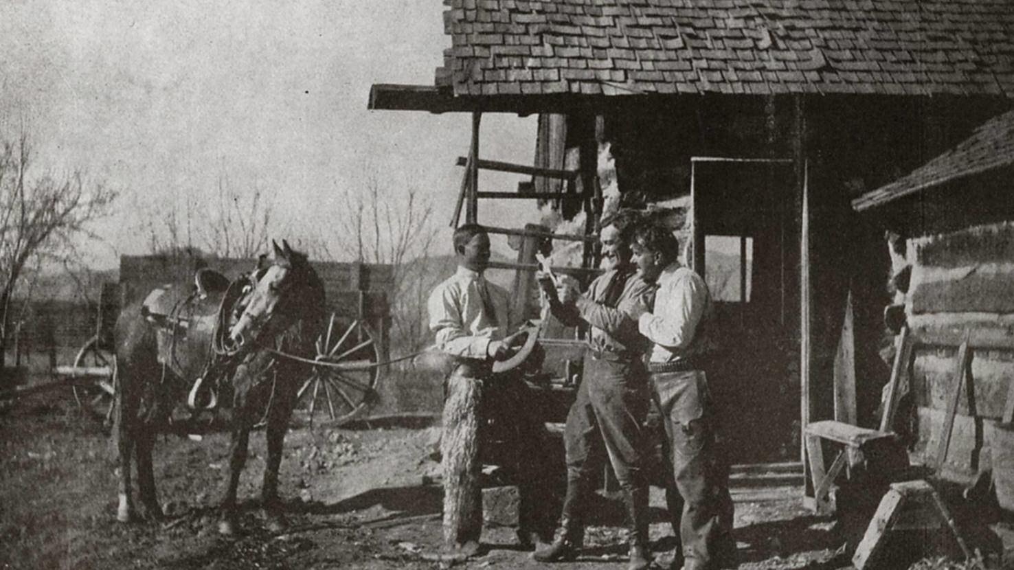 A Cowboy's Best Girl 1912 movie scene