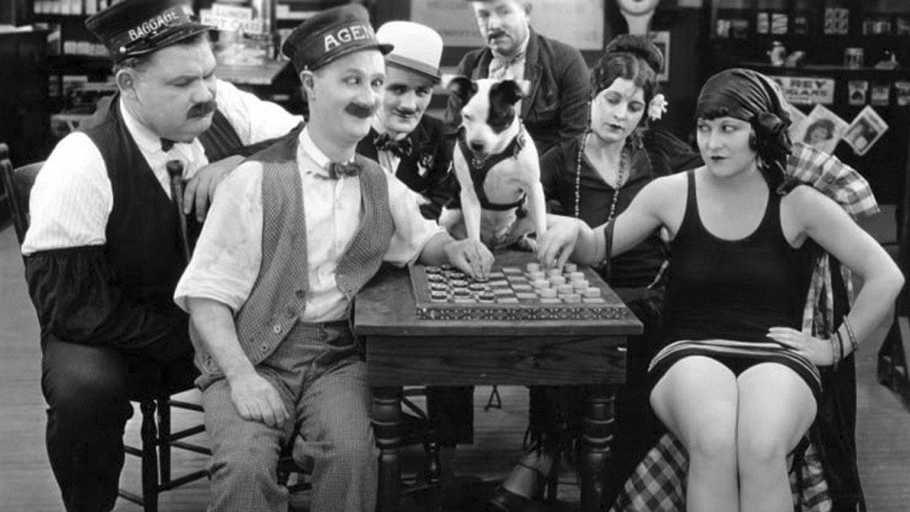 Asleep at the Switch 1923 movie scene