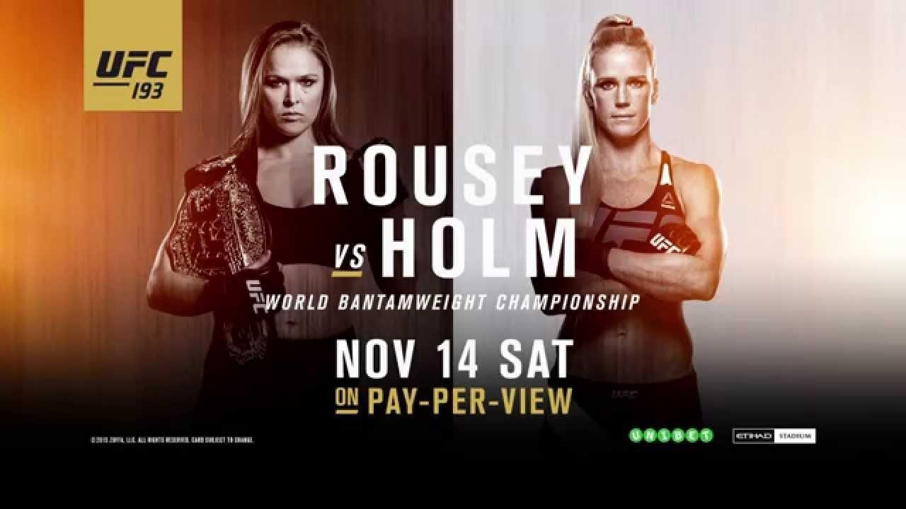 UFC 193: Rousey vs. Holm 2015 movie scene