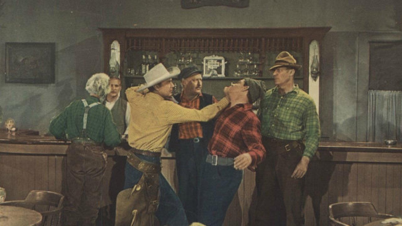 North of the Border 1946 movie scene