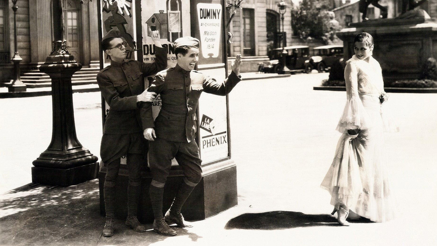 Half Shot at Sunrise 1930 movie scene