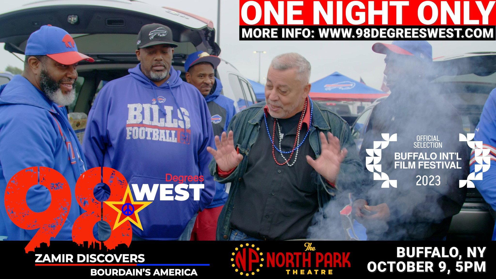 98 Degrees West - Zamir Discovers Bourdain's America 2023 movie scene