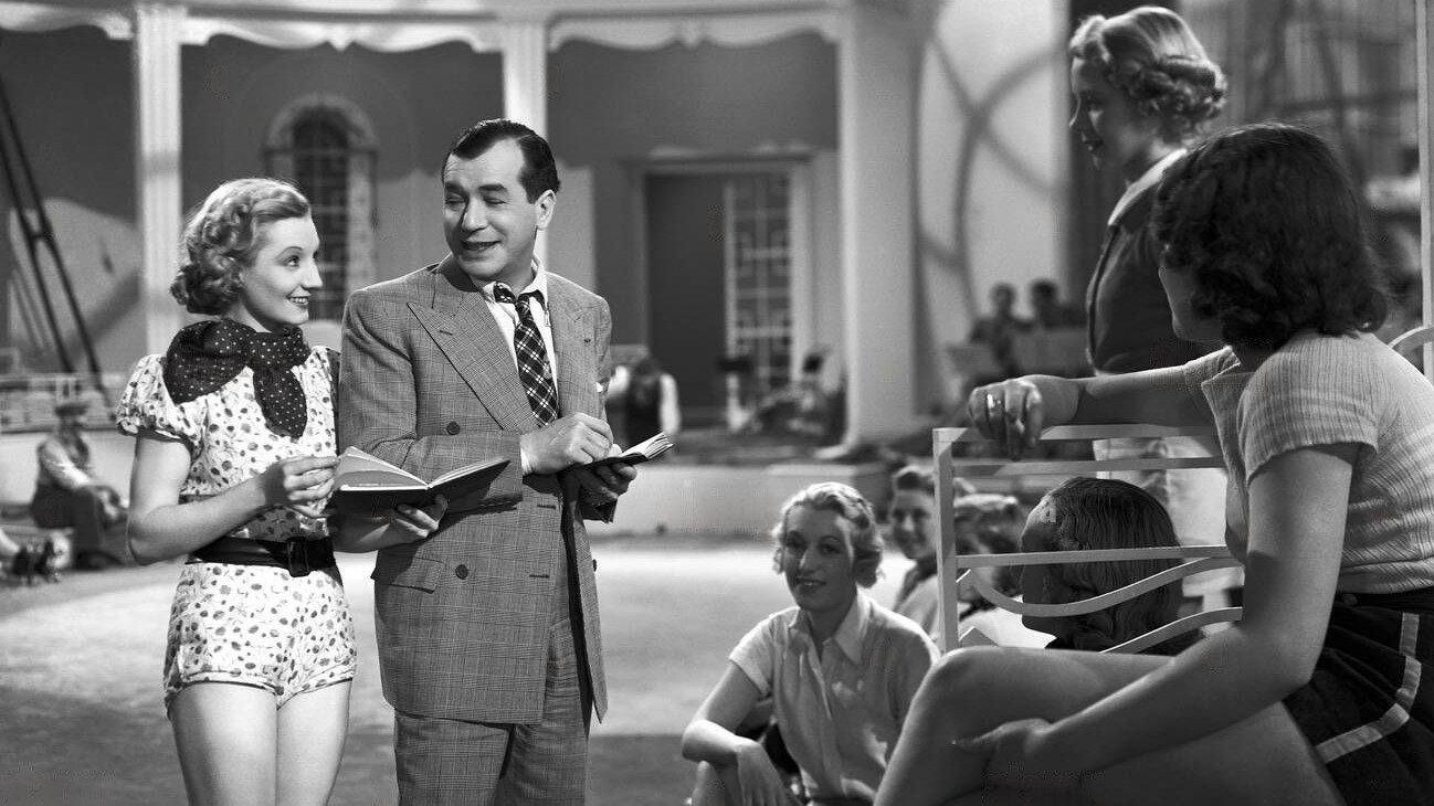 Kicking the Moon Around 1938 movie scene