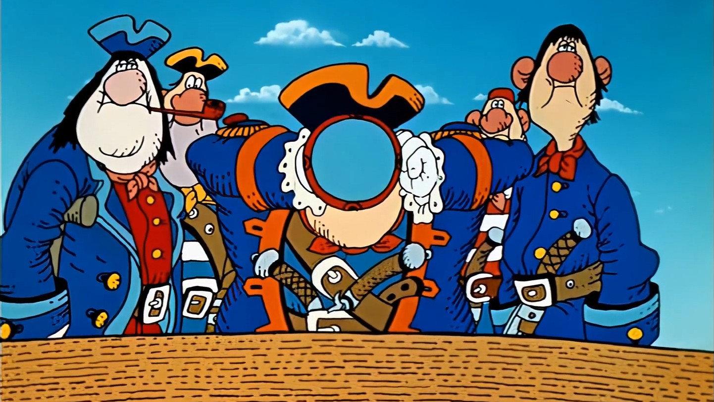 Treasure Island: Part II - Captain Flint's Treasure 1987 movie scene