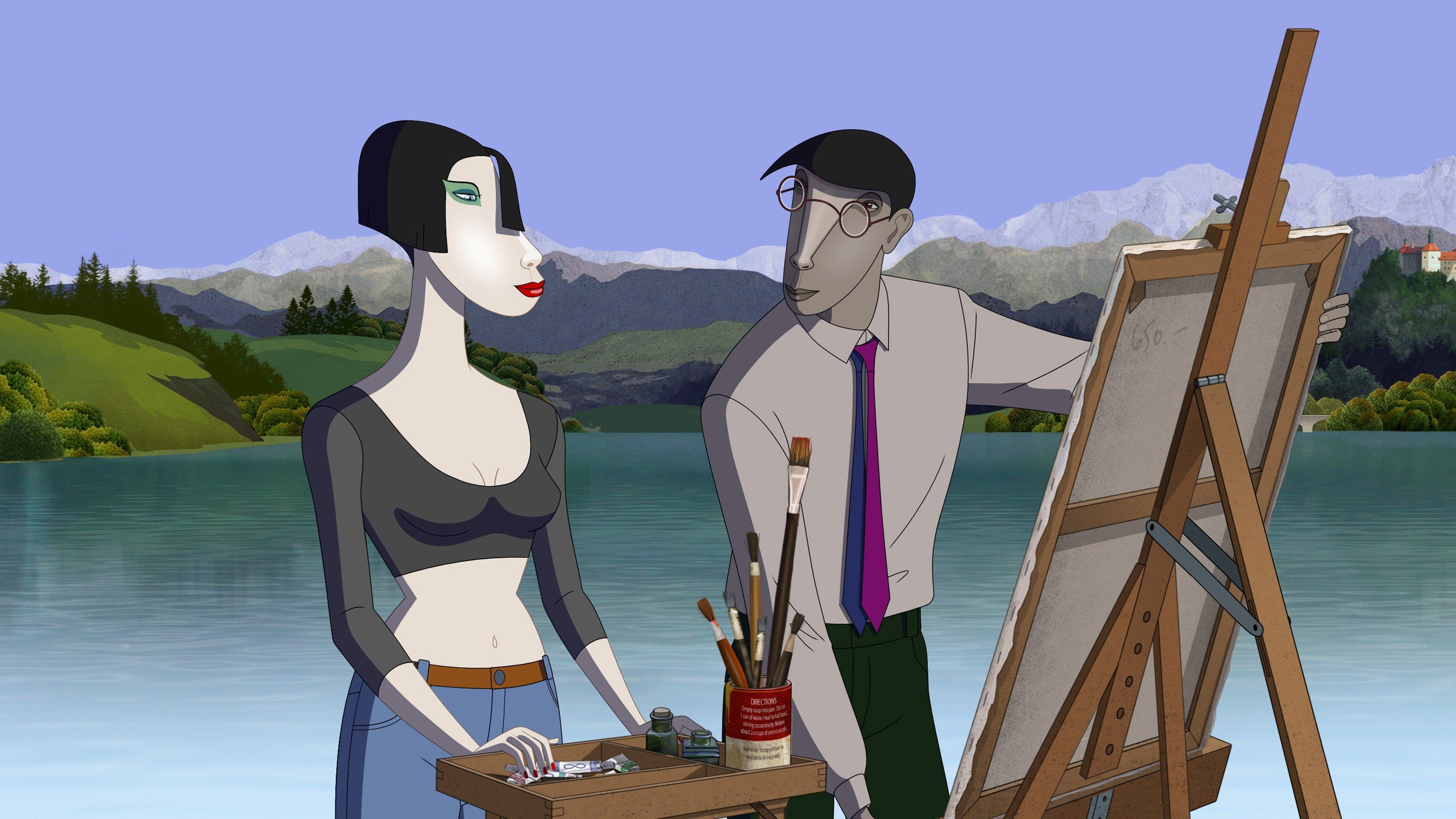 Ruben Brandt, Collector 2018 movie scene