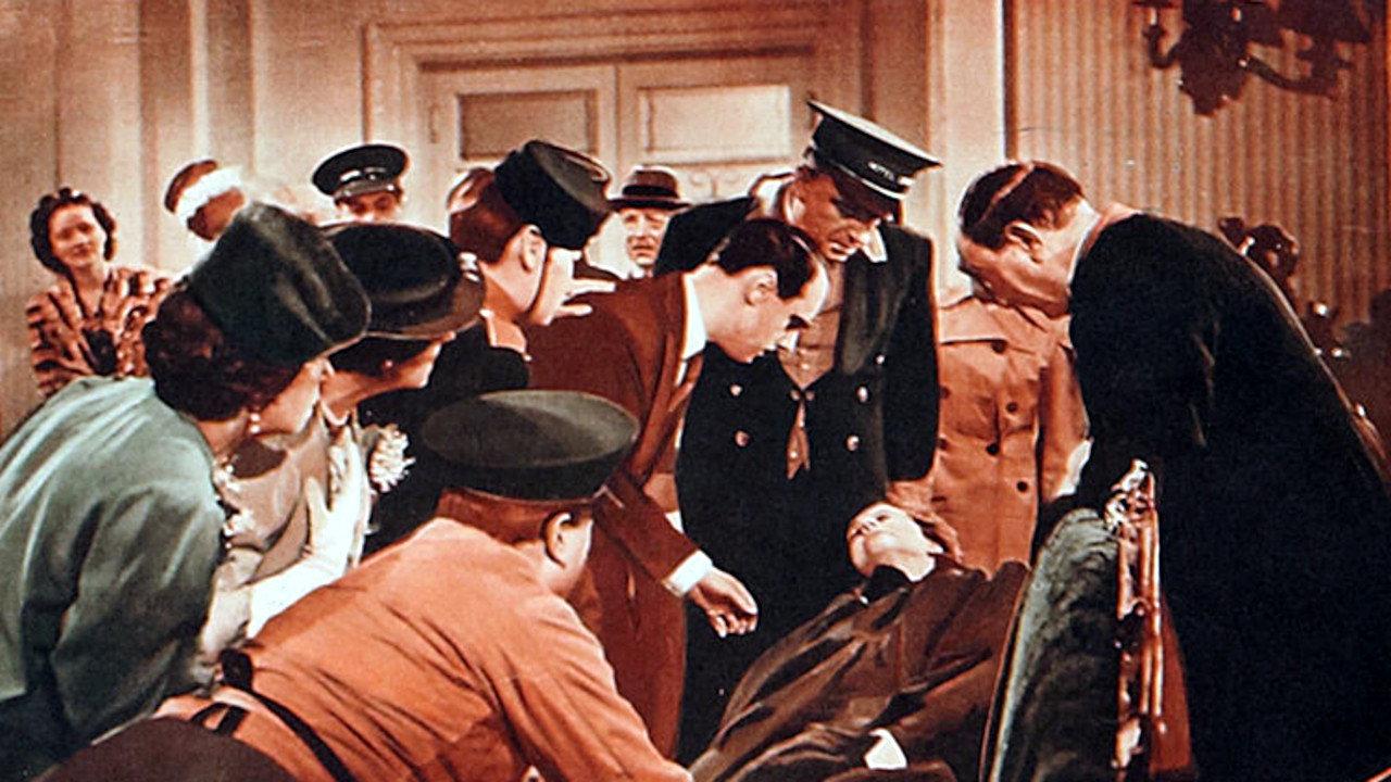 At the Villa Rose 1940 movie scene
