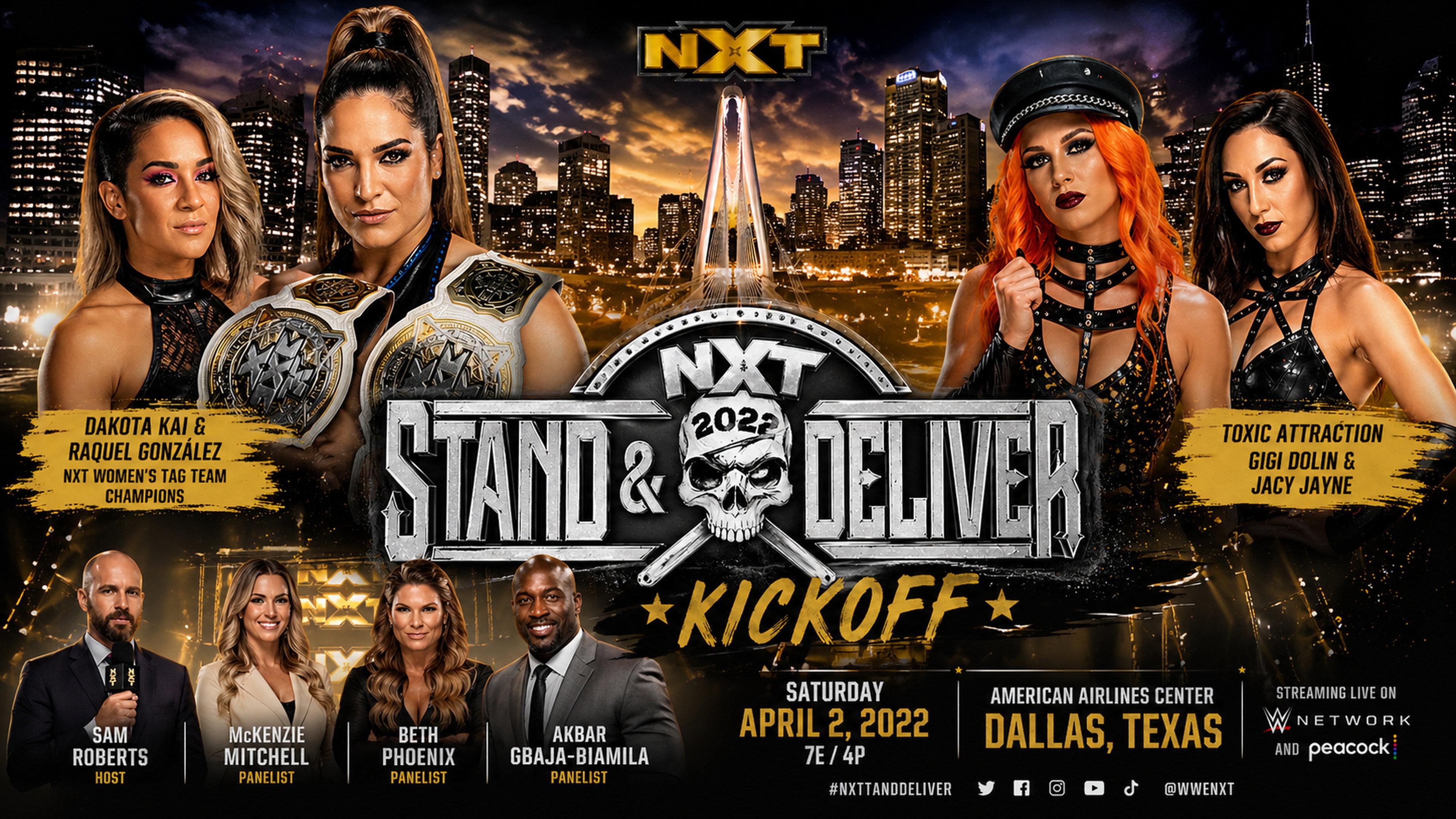 WWE NXT Stand & Deliver Kickoff 2022 movie scene