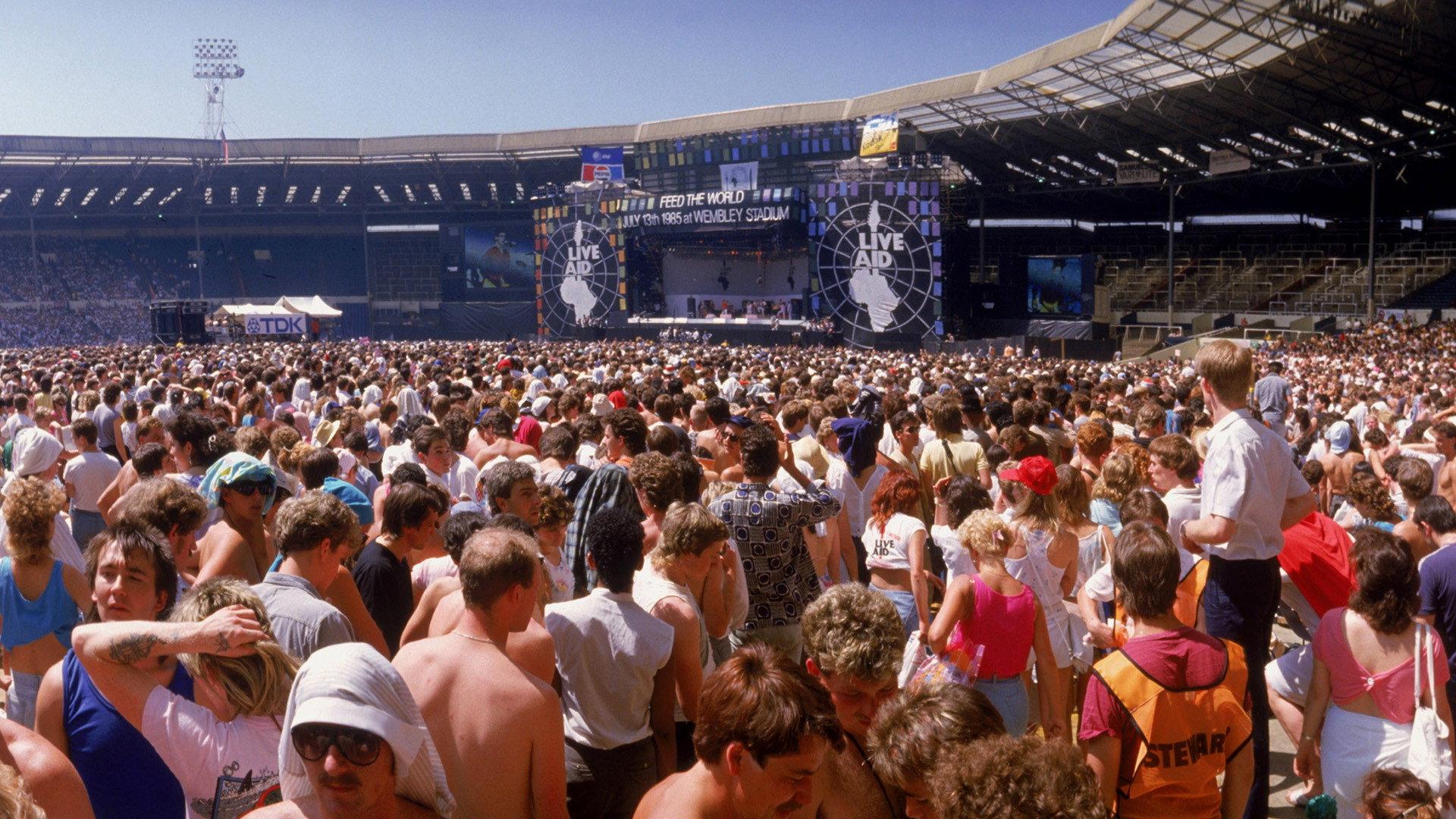 Live Aid Against All Odds 2005 movie scene