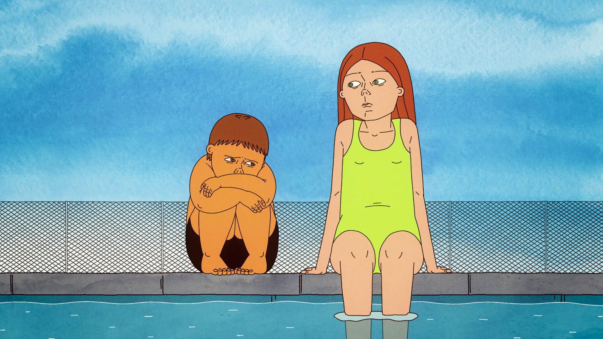 A Crab in the Pool 2023 movie scene