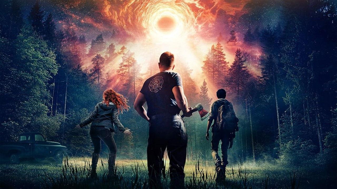 Portal in the Pines 2025 movie scene