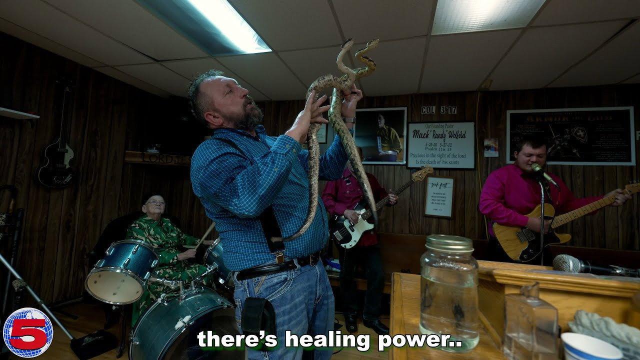 West Virginia Snake Church 2024 movie scene