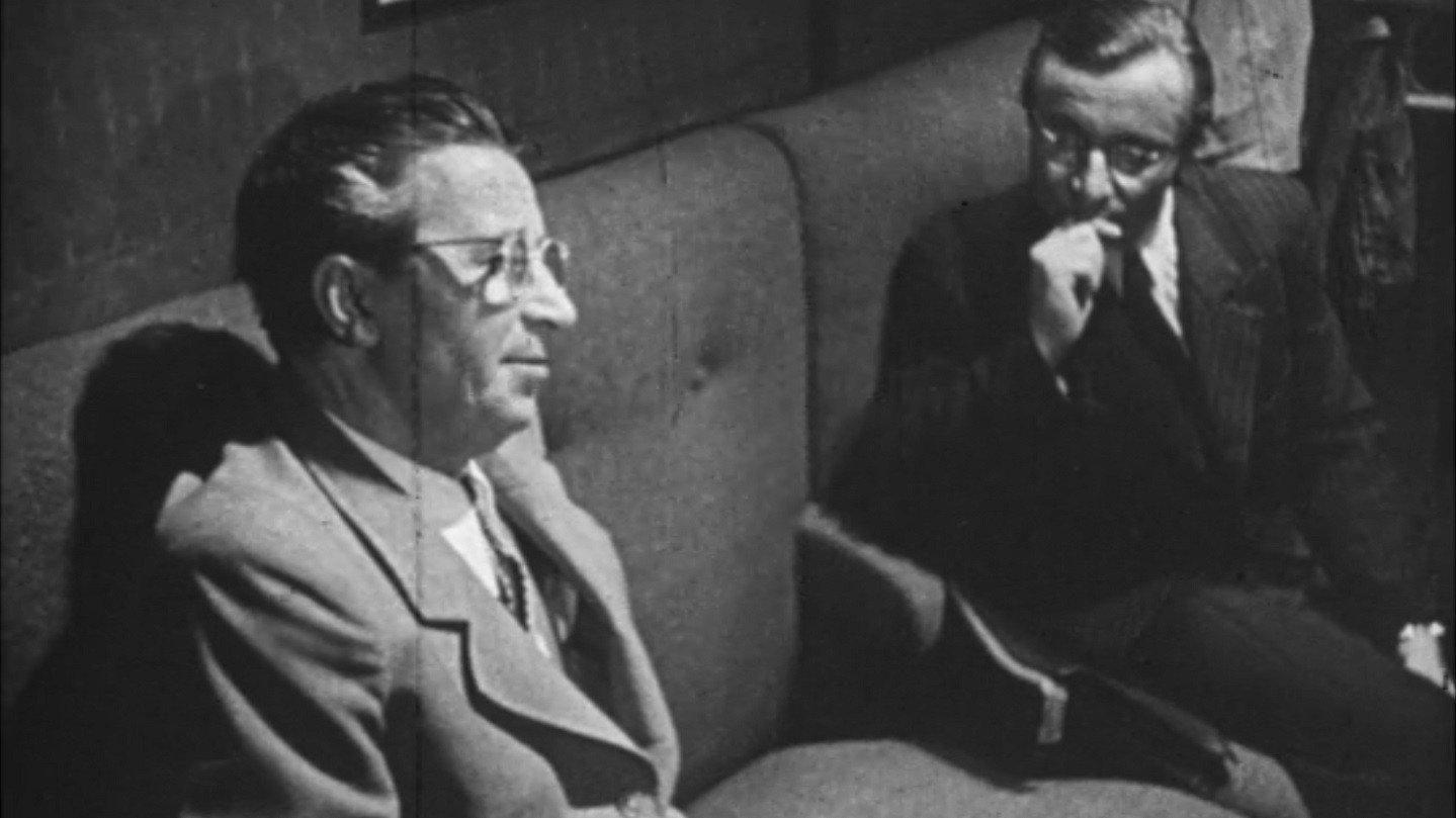 Conversation on a Train 1947 movie scene
