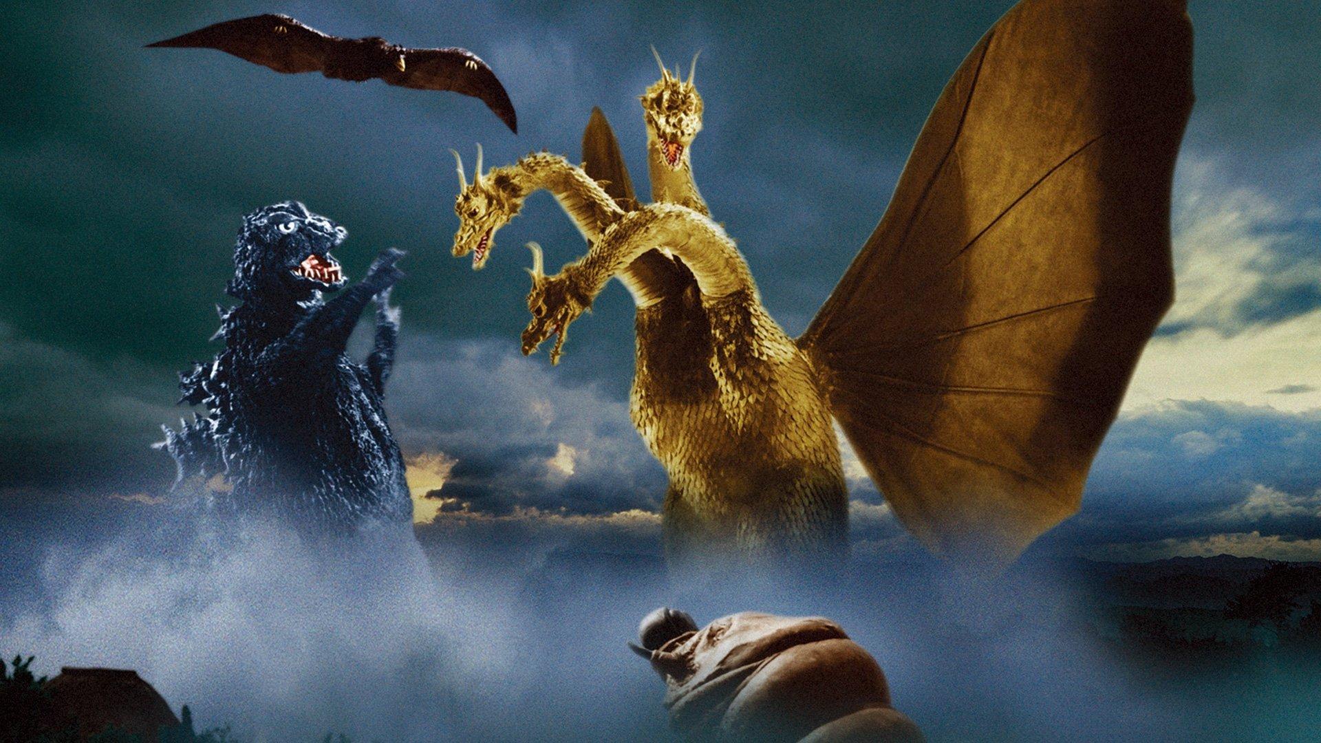 Ghidorah, the Three-Headed Monster 1964 movie scene