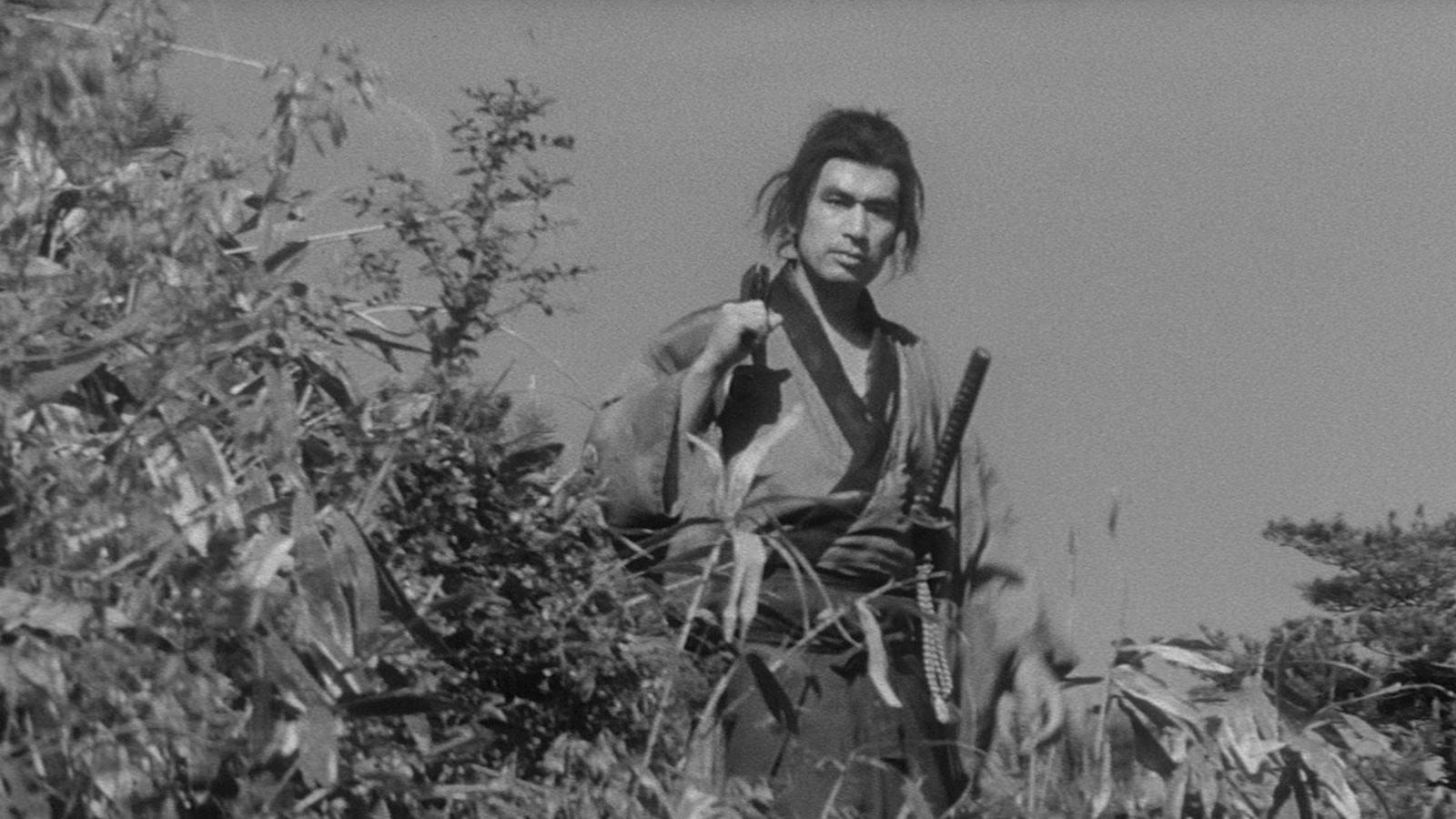 Three Outlaw Samurai 1964 movie scene