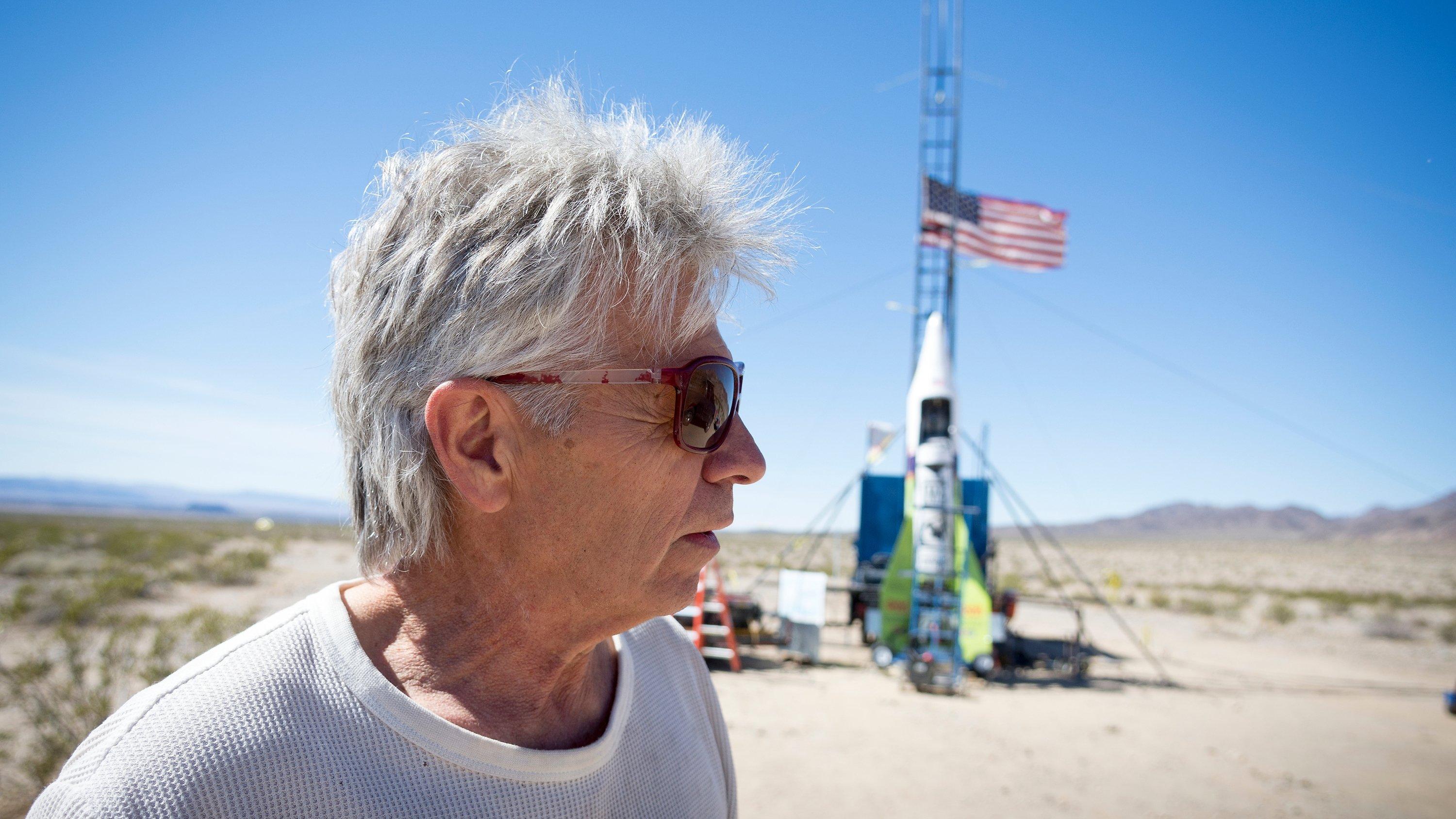 Rocketman: Mad Mike's Mission to Prove the Flat Earth 2019 movie scene