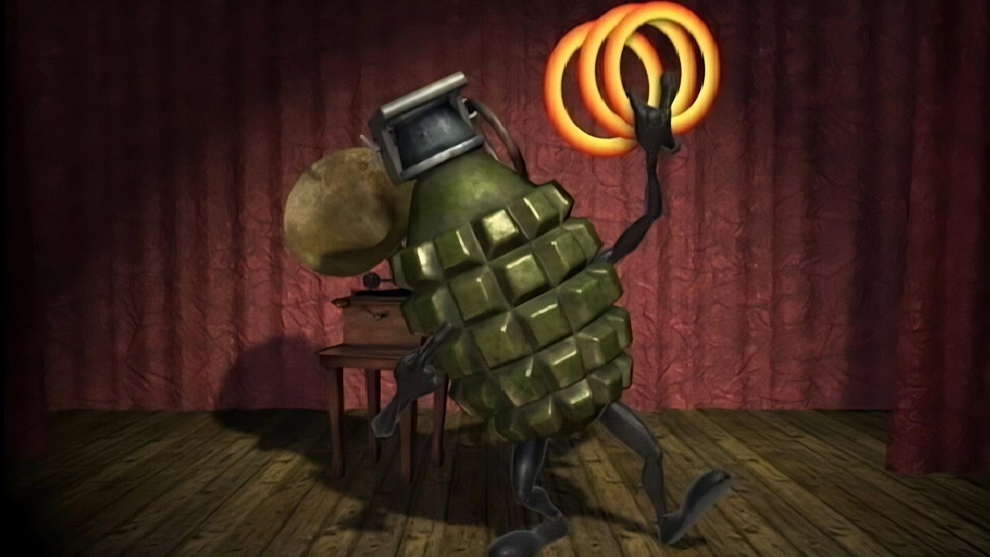 The Astounding Talents of Mr. Grenade 2004 movie scene