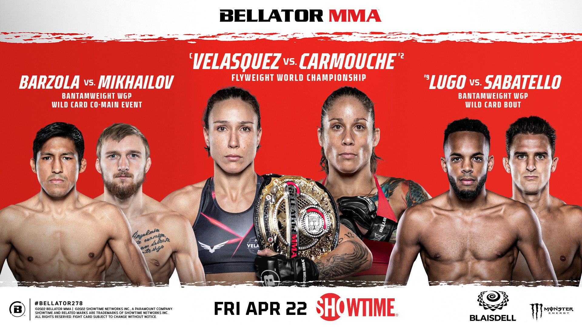 Bellator 278: Velasquez vs. Carmouche 2022 movie scene