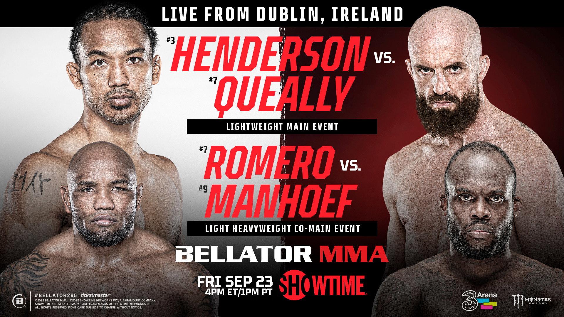 Bellator 285: Henderson vs. Queally 2022 movie scene