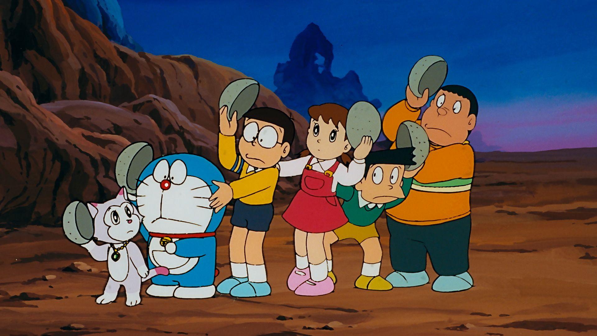 Doraemon: Nobita's Great Adventure in the World of Magic 1984 movie scene