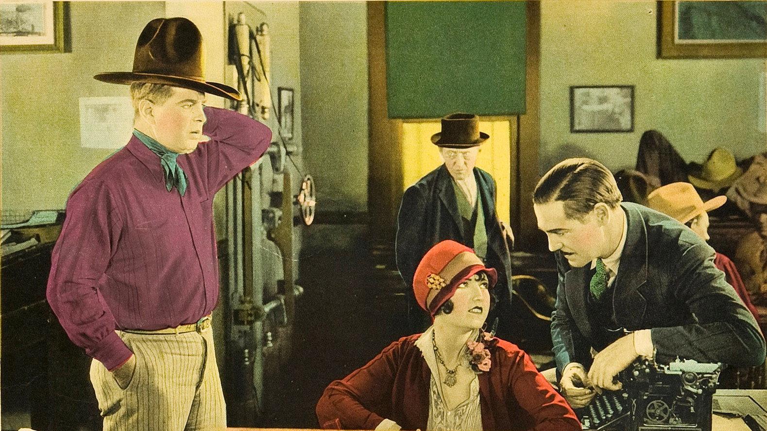 A Hero on Horseback 1927 movie scene