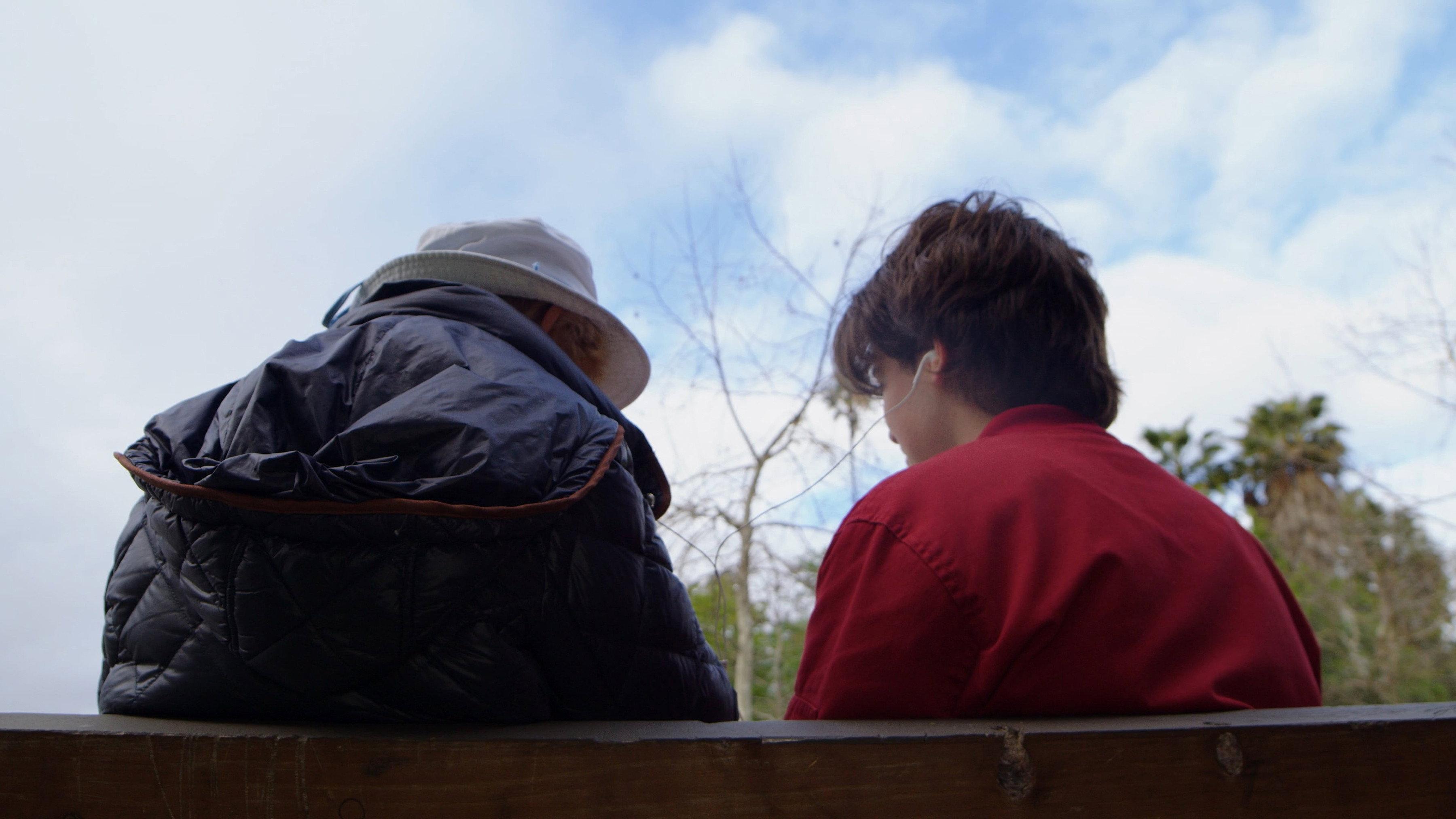 Perspectives on a Park Bench 2024 movie scene
