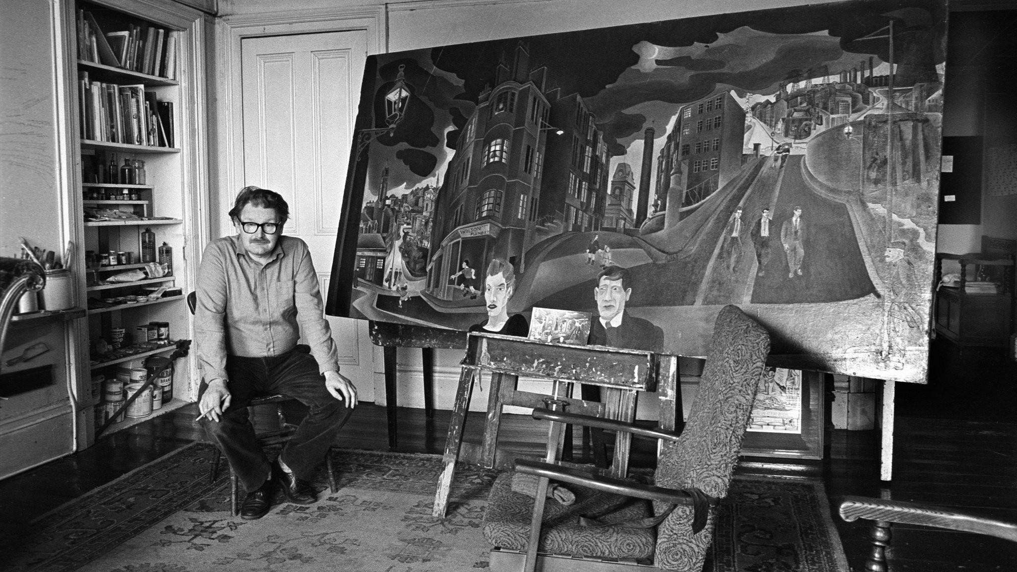 Alasdair Gray: A Life in Progress 2014 movie scene